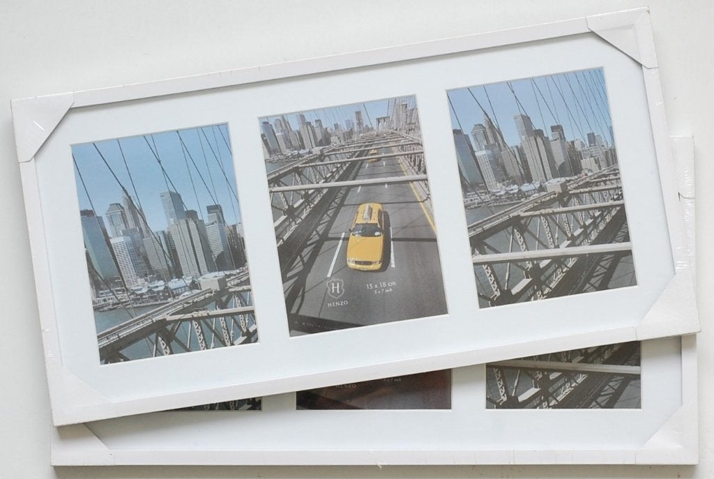 2 Henzo Basicline fotolijsten wit 26x51 cm (nieuw), Wit, Verzenden, Henzo, Onbekend