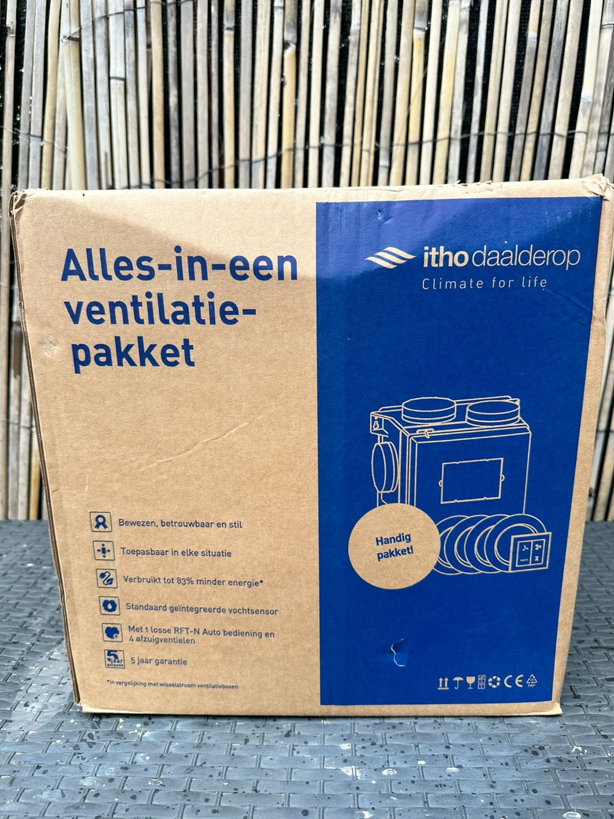 Itho mv box, Ophalen, Zo goed als nieuw, Afzuiger