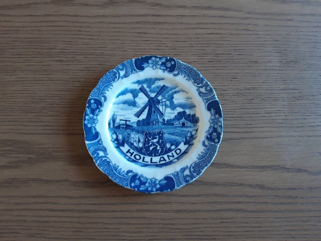 Delfts blauw bord molen Holland, Antiek en Kunst, Antiek | Wandborden en Tegels, Ophalen of Verzenden
