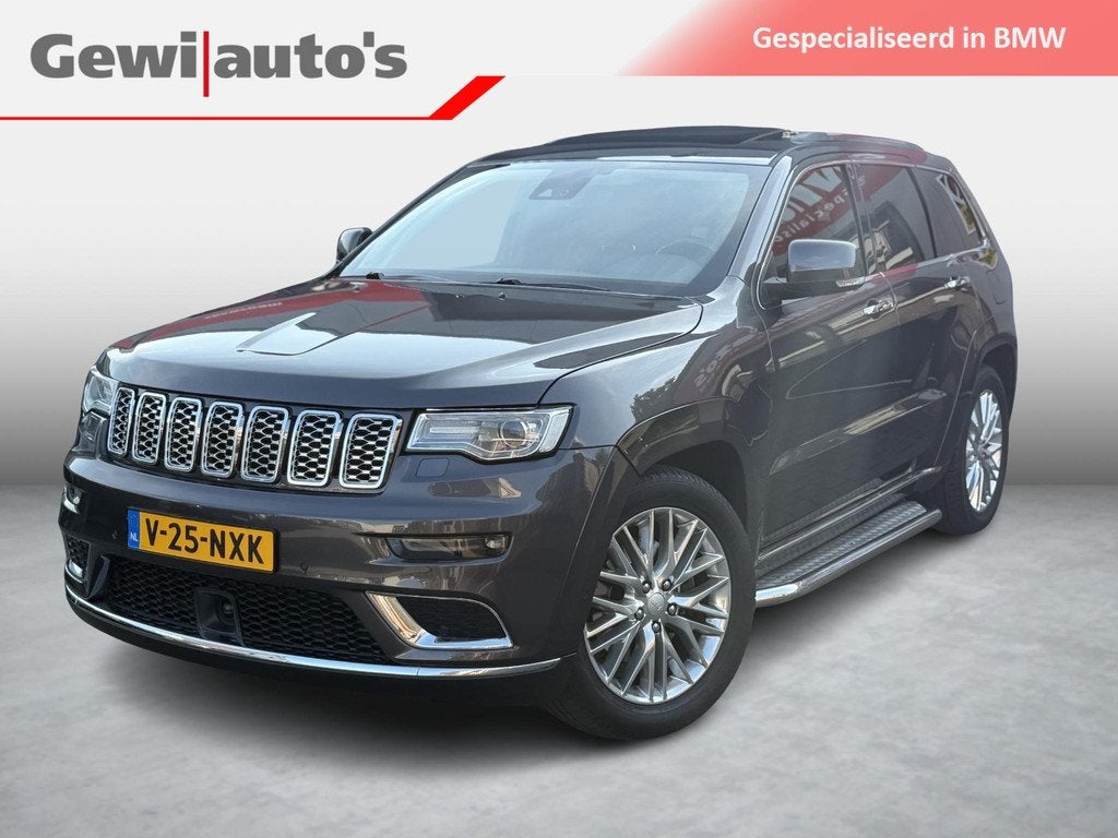 Jeep Grand Cherokee 3.0 CRD Summit GRIJS KENTEKEN, Auto's, Jeep, Gebruikt, 2987 cc, Bedrijf, Vierwielaandrijving