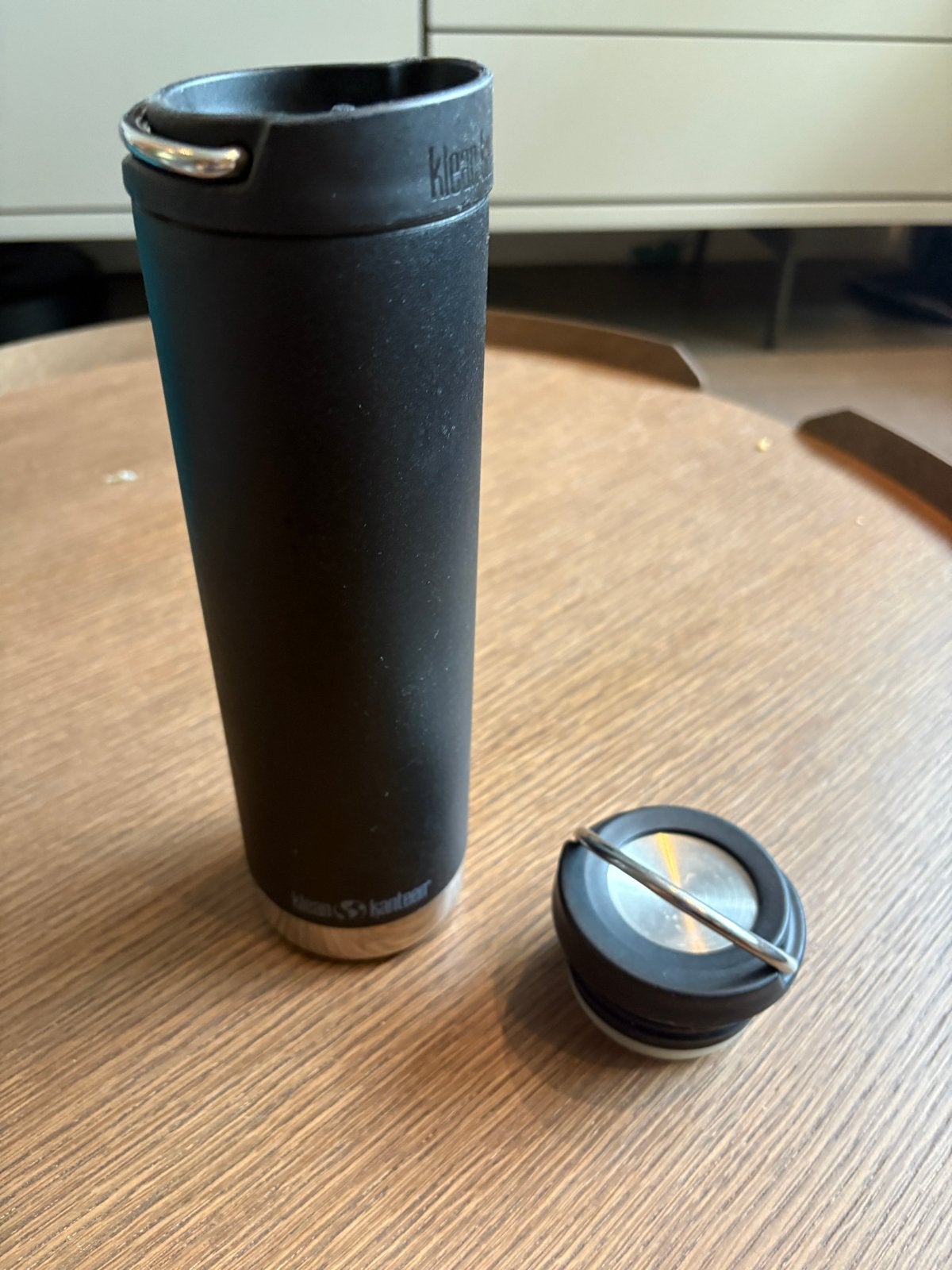 Klean Kanteen geïsoleerde fles - Zwart, 592 ml, Ophalen of Verzenden, Gebruikt