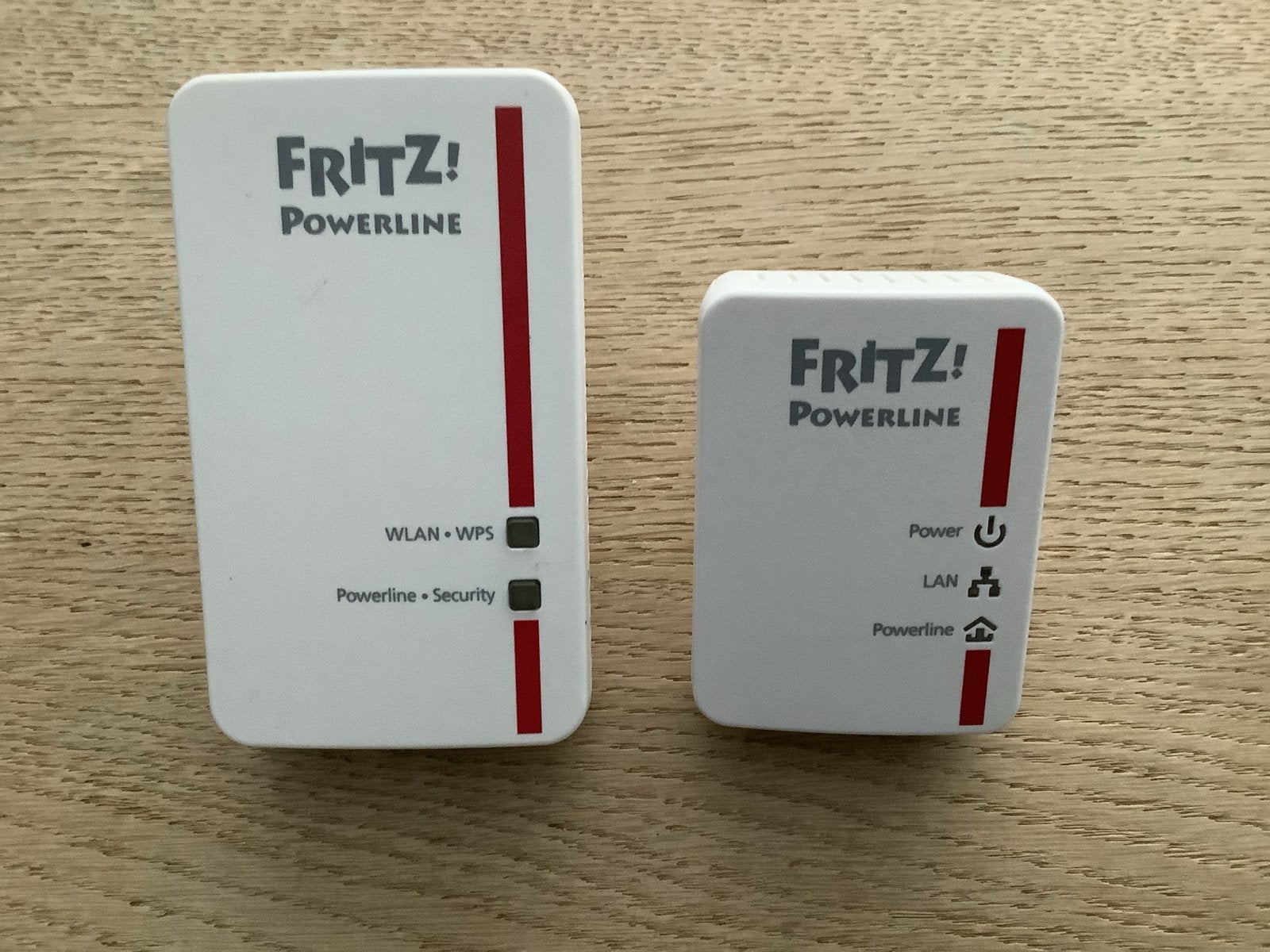 FRITZ!Powerline 540E & 510E Set - Wifi via stopcontact, Computers en Software, Powerlines, Ophalen, Zo goed als nieuw