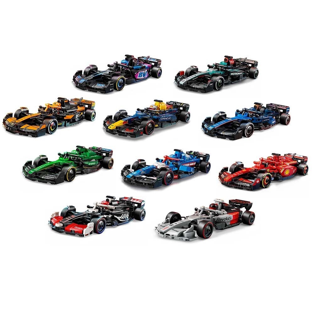 LEGO Speed Champions F1 Complete Serie, Ophalen of Verzenden, Nieuw, Complete set, Lego
