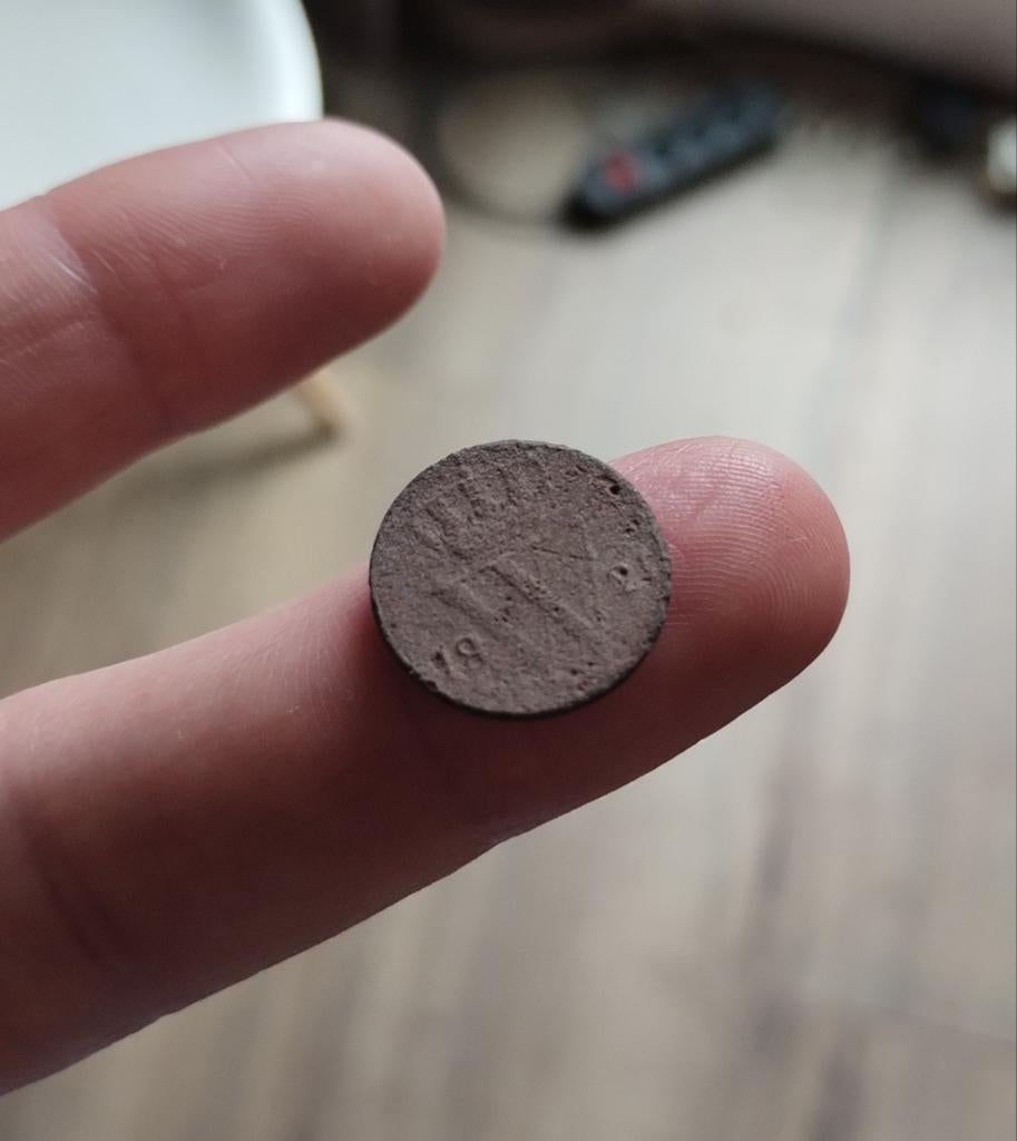 Zeldzame Halve (of 1/2) Cent 1821 B (Brussel) - Willem I, Postzegels en Munten, Munten | Nederland, Verzenden, Koning Willem I