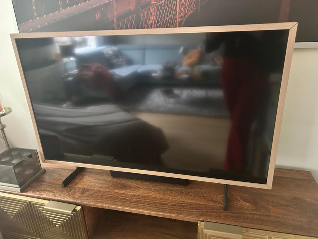 Samsung The Frame QLED 4K TV 43 inch, Ophalen, QLED, 50 Hz, Zo goed als nieuw