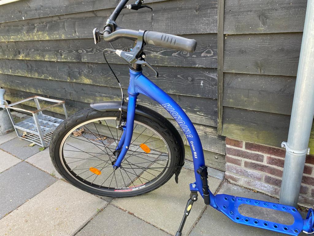 Kickbike Cruise MAX - Blauw, Zo goed als nieuw, Fietsen en Brommers, Steps, Ophalen, Zo goed als nieuw, Kickbike