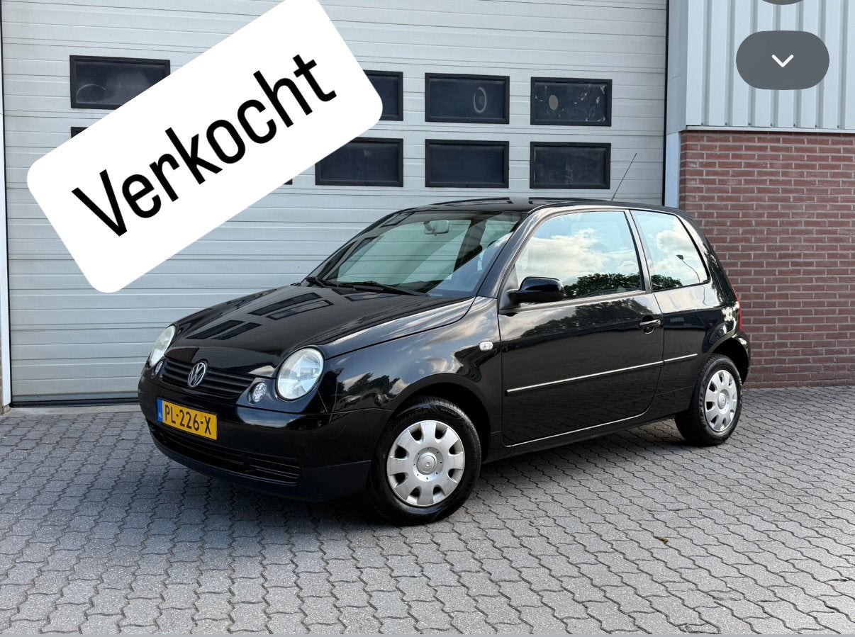 Vw Lupo 1.4 60pk apk 06-2027, Auto's, Voorwielaandrijving, 4 cilinders, Zwart, USB