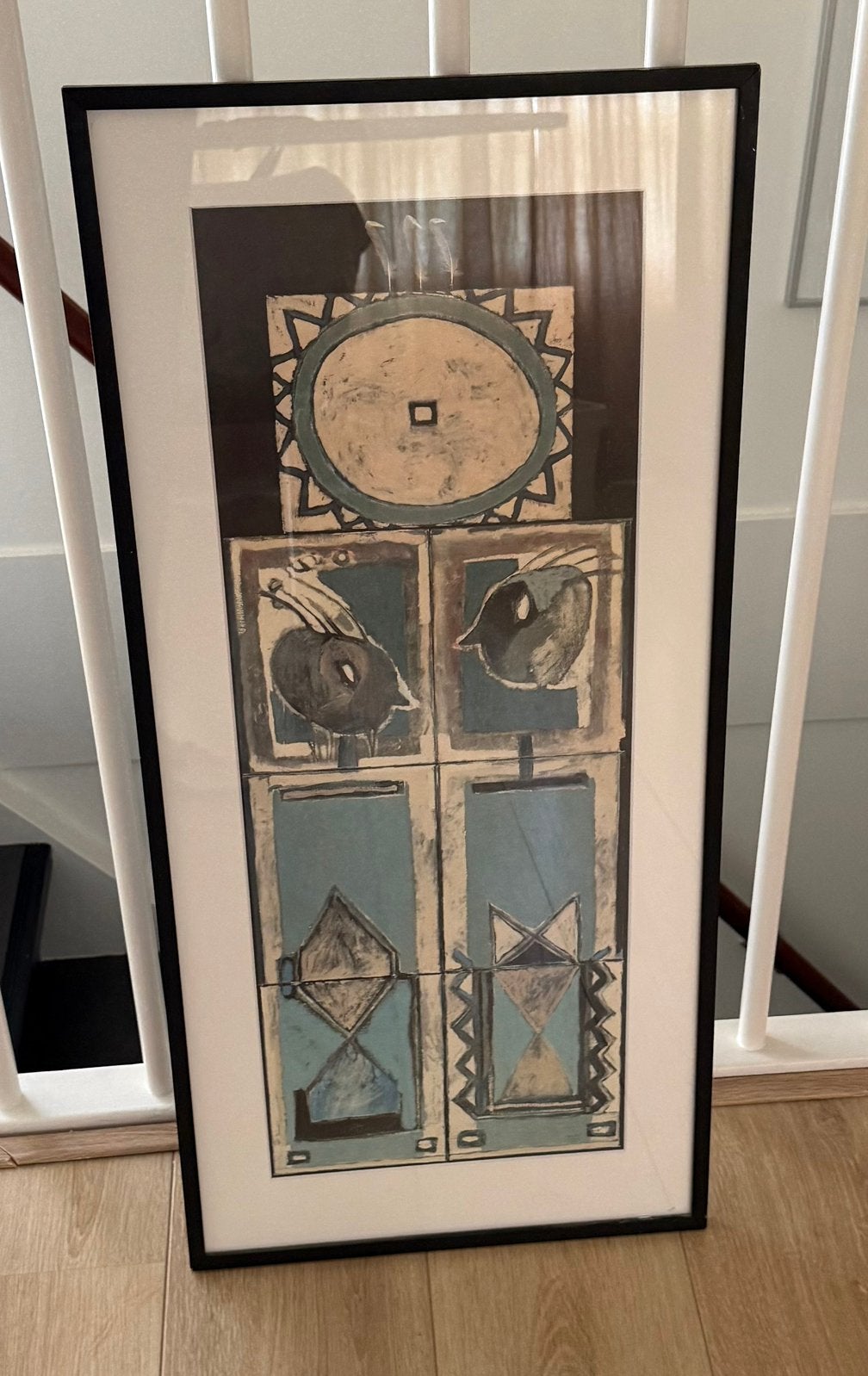 Jeroen Krabbé  Bunlapi Shield litho nr 636, Gelimiteerde oplage, Ophalen, Abstract, Lithografie