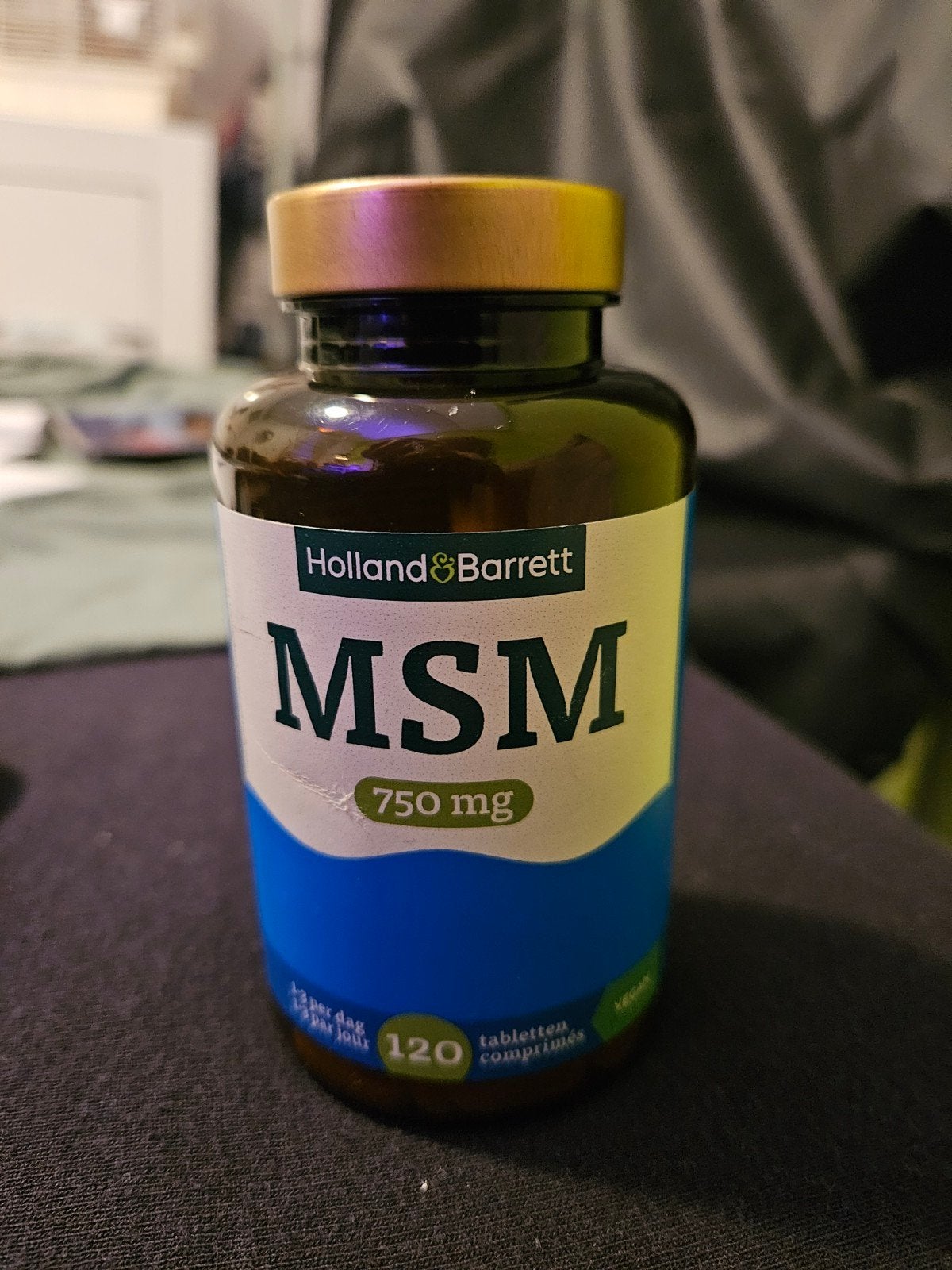 Holland & Barrett MSM 750 mg - 120 tabletten, Ophalen of Verzenden, Nieuw, Poeder of Drank