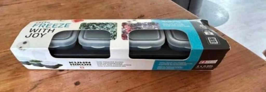 Kuhn Rikon diepvries bakjes, Ophalen, Nieuw