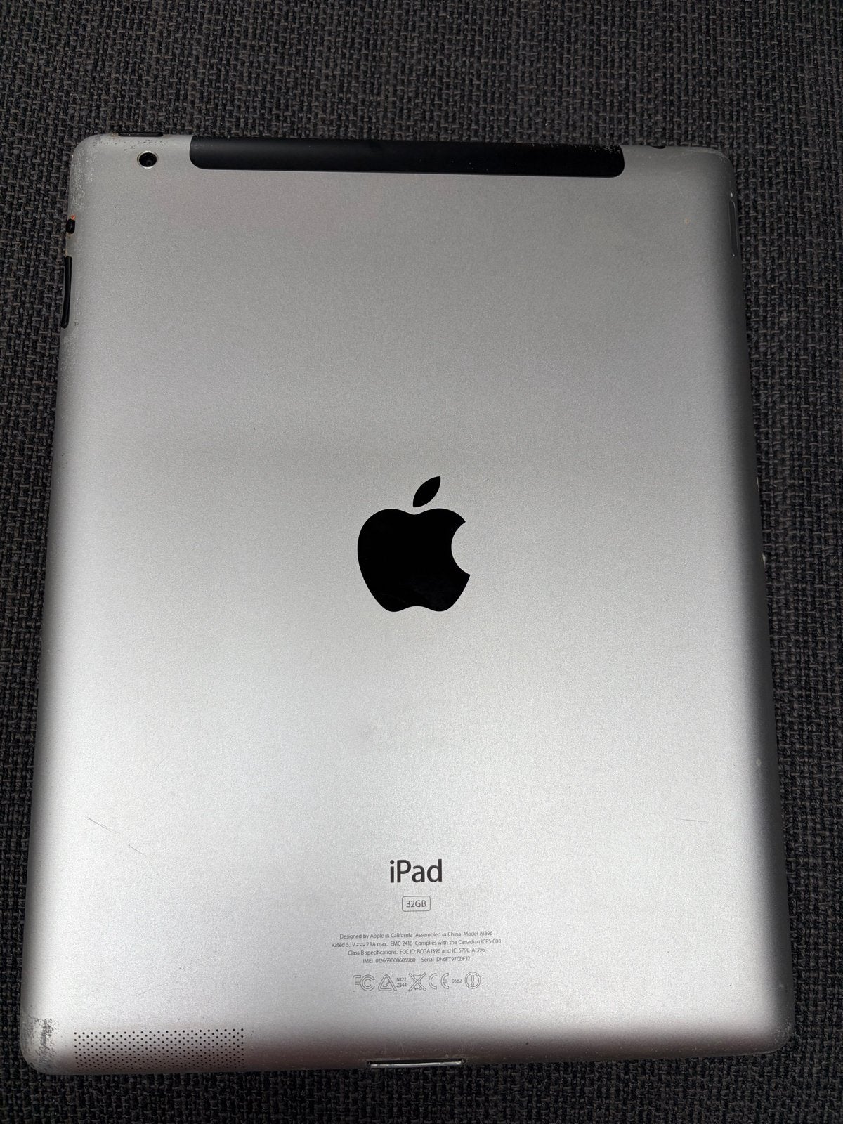 Apple iPad 32GB - Wi-Fi & 3G - zilver, Computers en Software, Apple iPads, 9 inch, Gebruikt, 32 GB, Apple iPad