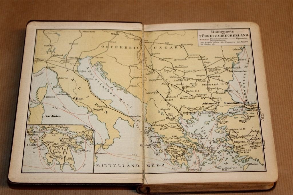 Griekenland en Klein-Azië — Meyers Reisgids [1901] [DE], Antiek en Kunst, Ophalen of Verzenden