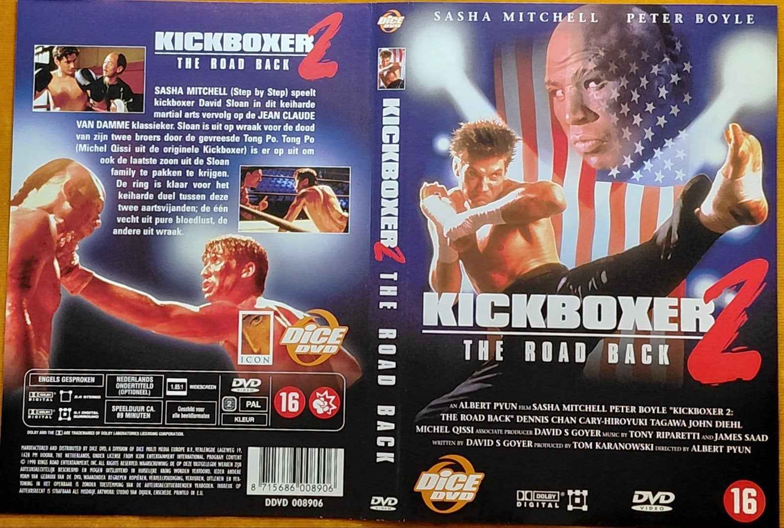 Kickboxer 2: The Road Back (DVD), Vanaf 16 jaar, Nederlands, Ophalen of Verzenden, Martial Arts