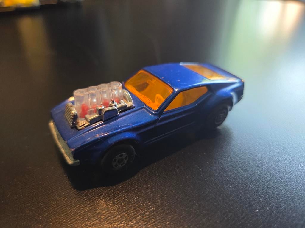 Matchbox Mustang Piston Popper, Hobby en Vrije tijd, Modelauto's | Overige schalen, Ophalen of Verzenden, Auto