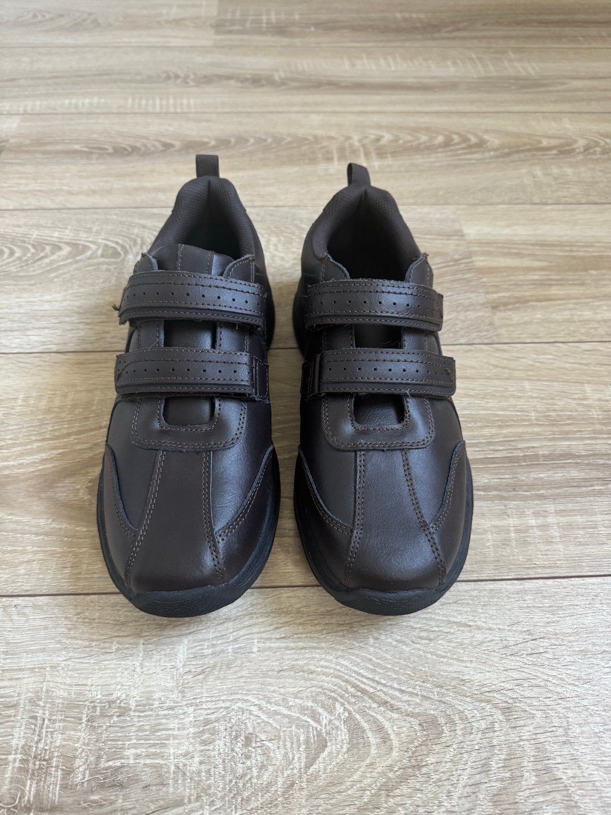 Bruine klittenbandschoenen maat 44 - Walkx Comfort, Bruin, Nieuw, Ophalen of Verzenden, Veterschoenen