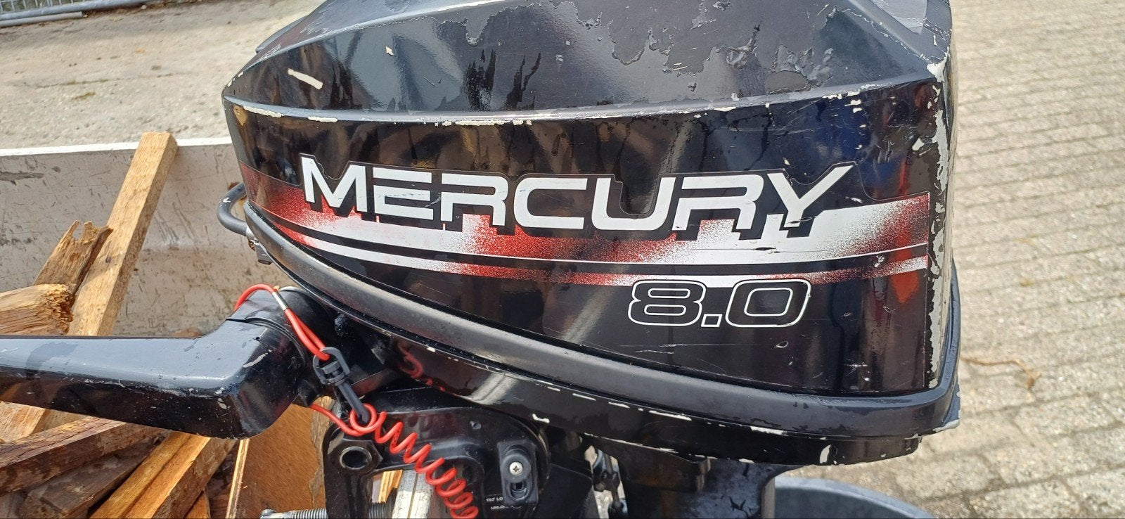 Mercury 8 pk motor 650 euro, Ophalen, Zo goed als nieuw, Motor en Techniek, Motorboot