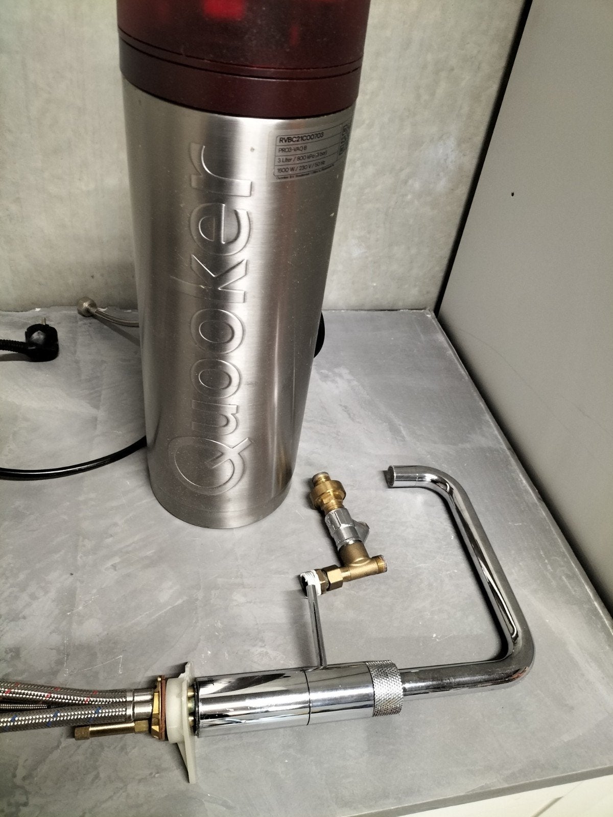 Quooker 
Pro 3 met  fusion kraan, Ophalen, Boiler, Minder dan 20 liter, Minder dan 3 jaar oud
