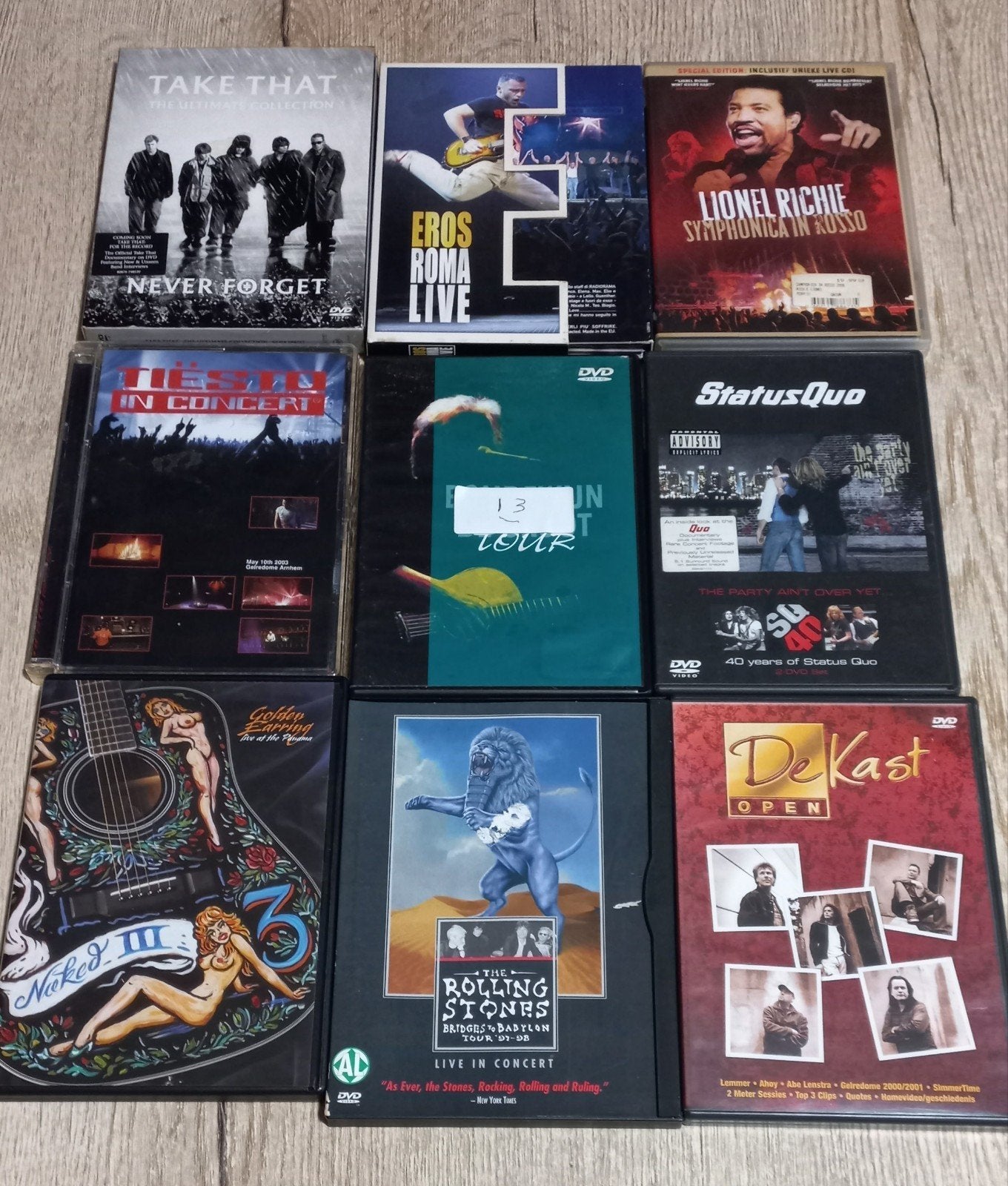 Diverse Muziek DVD's: nummer 13 2,50 per stuk, Alle leeftijden, Nederlands, Ophalen of Verzenden, Zo goed als nieuw