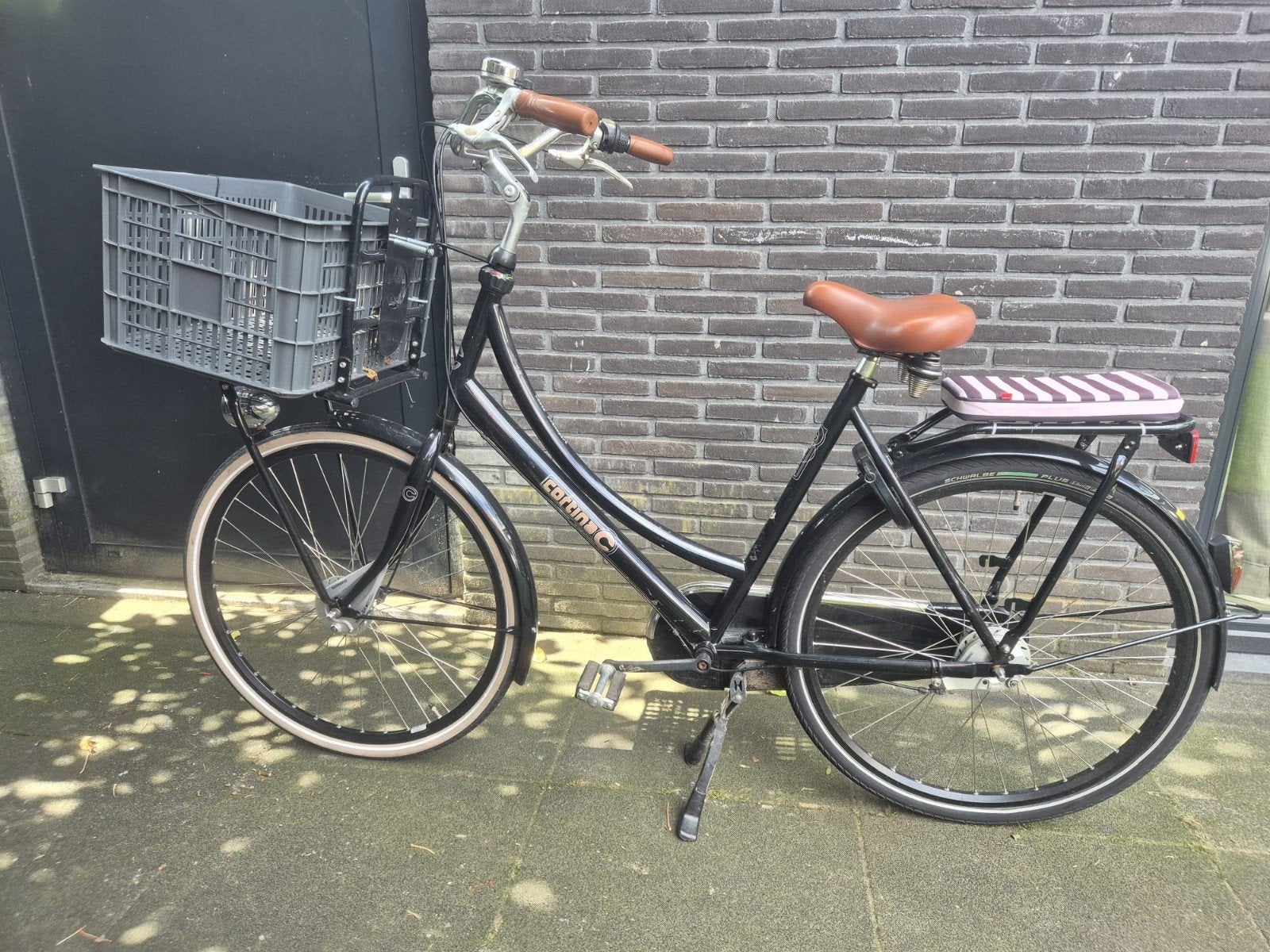Cortina Roots Transport Moederfiets 28 inch, 3 versnellingen, Gebruikt, Versnellingen, 56 cm of meer, Ophalen