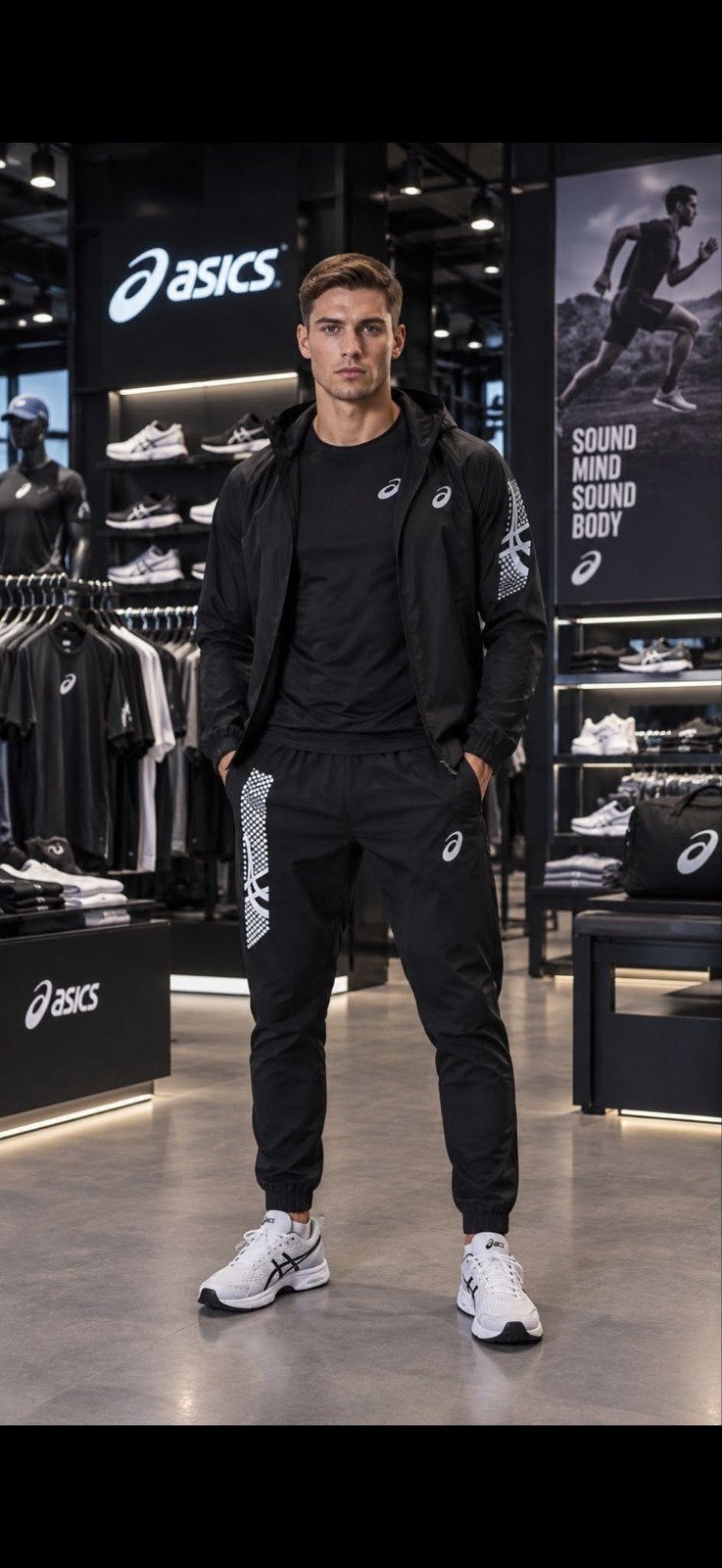 heren merkkleding trainingspakken under armour asics, Ophalen, Nieuw