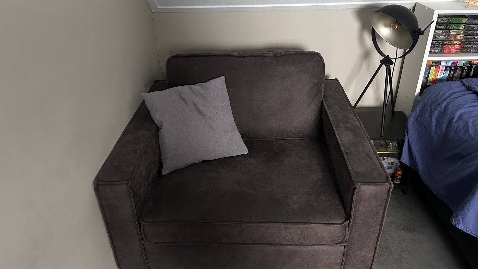 1,5-persoons Loveseat, Huis en Inrichting, Fauteuils, Ophalen, 75 tot 100 cm, Zo goed als nieuw, 100 tot 125 cm
