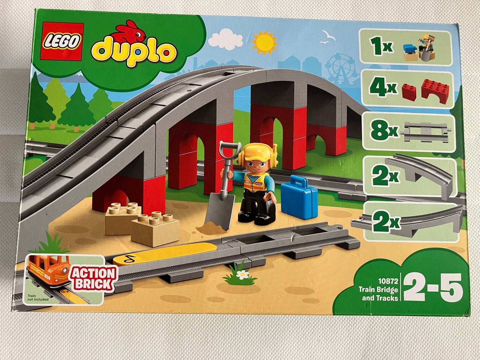 LEGO Duplo Treinbrug en Rails (10872)