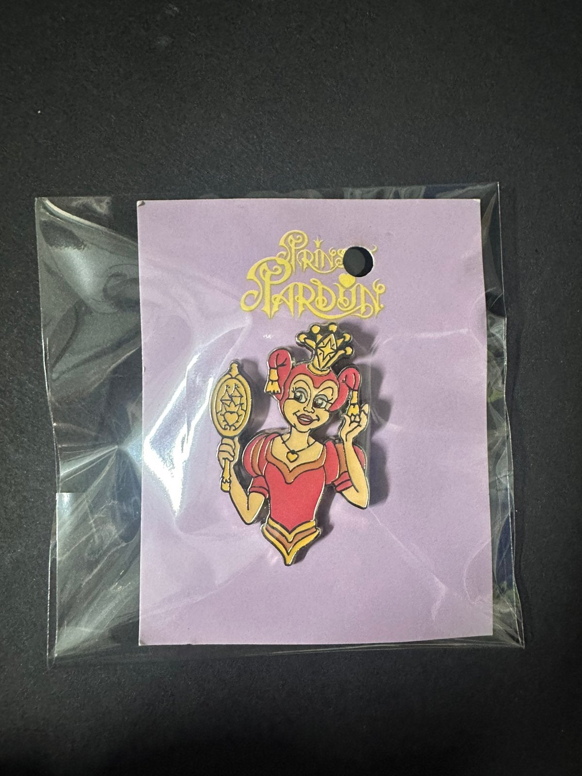Efteling pin pardijn met spiegel, Ophalen of Verzenden, Zo goed als nieuw, Button of Speldje