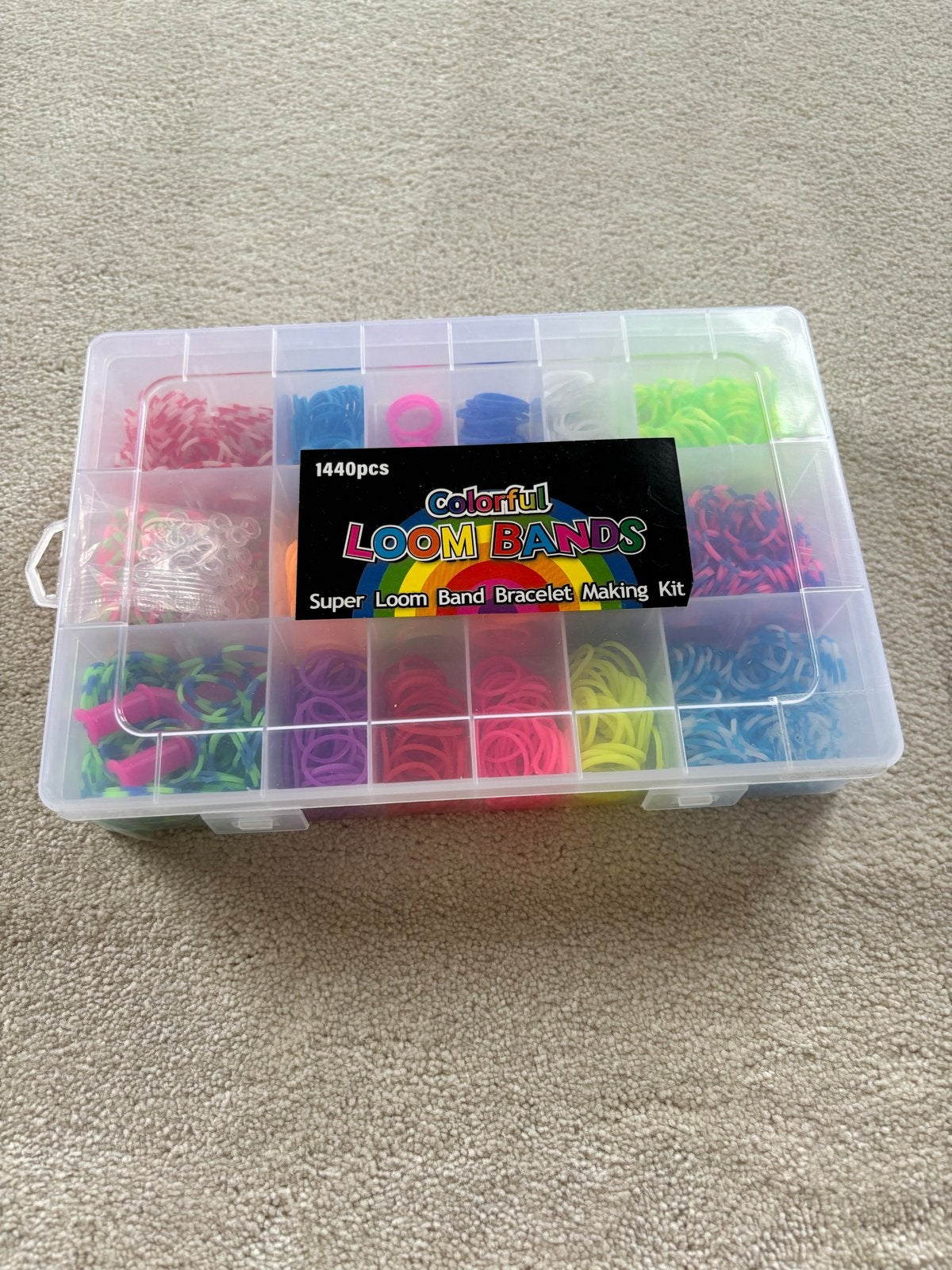 Loom Bands Knutselset - 1440 stuks, Overige thema's, Meerkleurig, Ophalen of Verzenden, Zo goed als nieuw