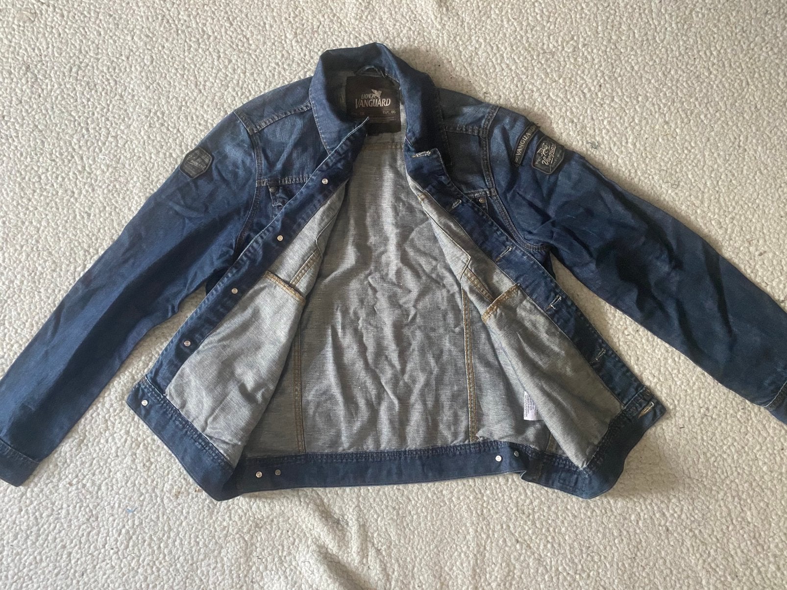 Pme legend Vanguard Spijkerjas jas maat L, Maat 52/54 (L), Blauw, ., Ophalen of Verzenden