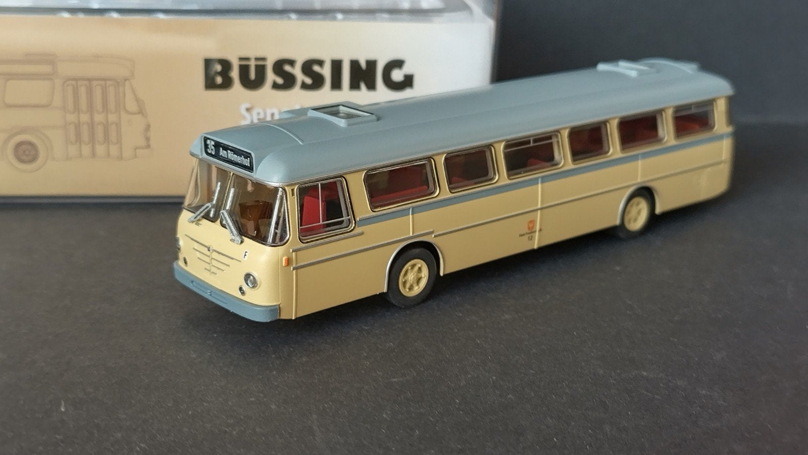 Büssing Senator 12 D Bus 1;87 Brekina Pol, ., Nieuw, Ophalen of Verzenden, Brekina