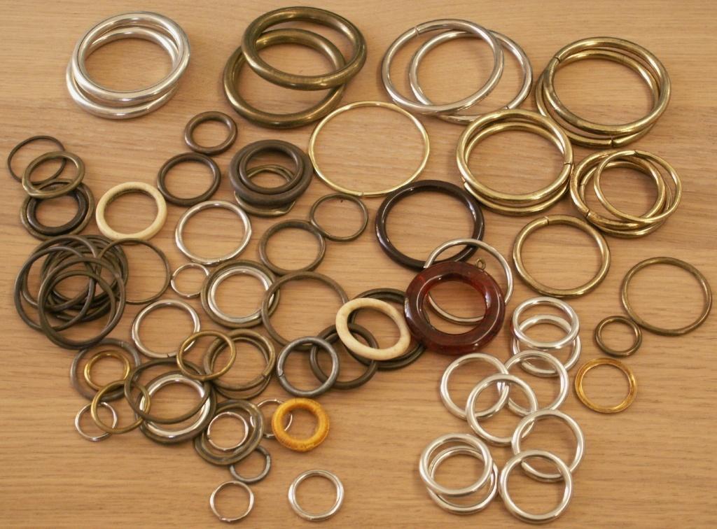 Partij grote en kleine ringen goud en zilverkleurig, Hobby en Vrije tijd, Ophalen of Verzenden, Nieuw, Knutselwerk