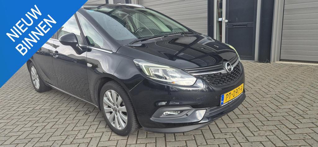 Opel Zafira 1.4 Turbo Online Edition 7p Automaat | Camera |, Auto's, Opel, 4 cilinders, 7 stoelen, Zwart, Bedrijf