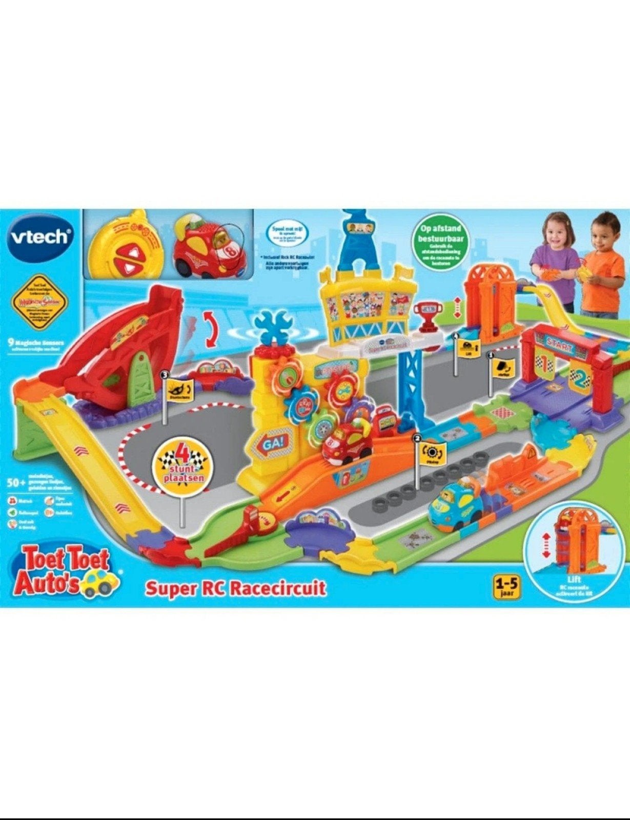 VTech Toet Toet Auto's Racecircuit en Toren, Kinderen en Baby's, Speelgoed | Vtech, Gebruikt, 2 tot 4 jaar, Ophalen