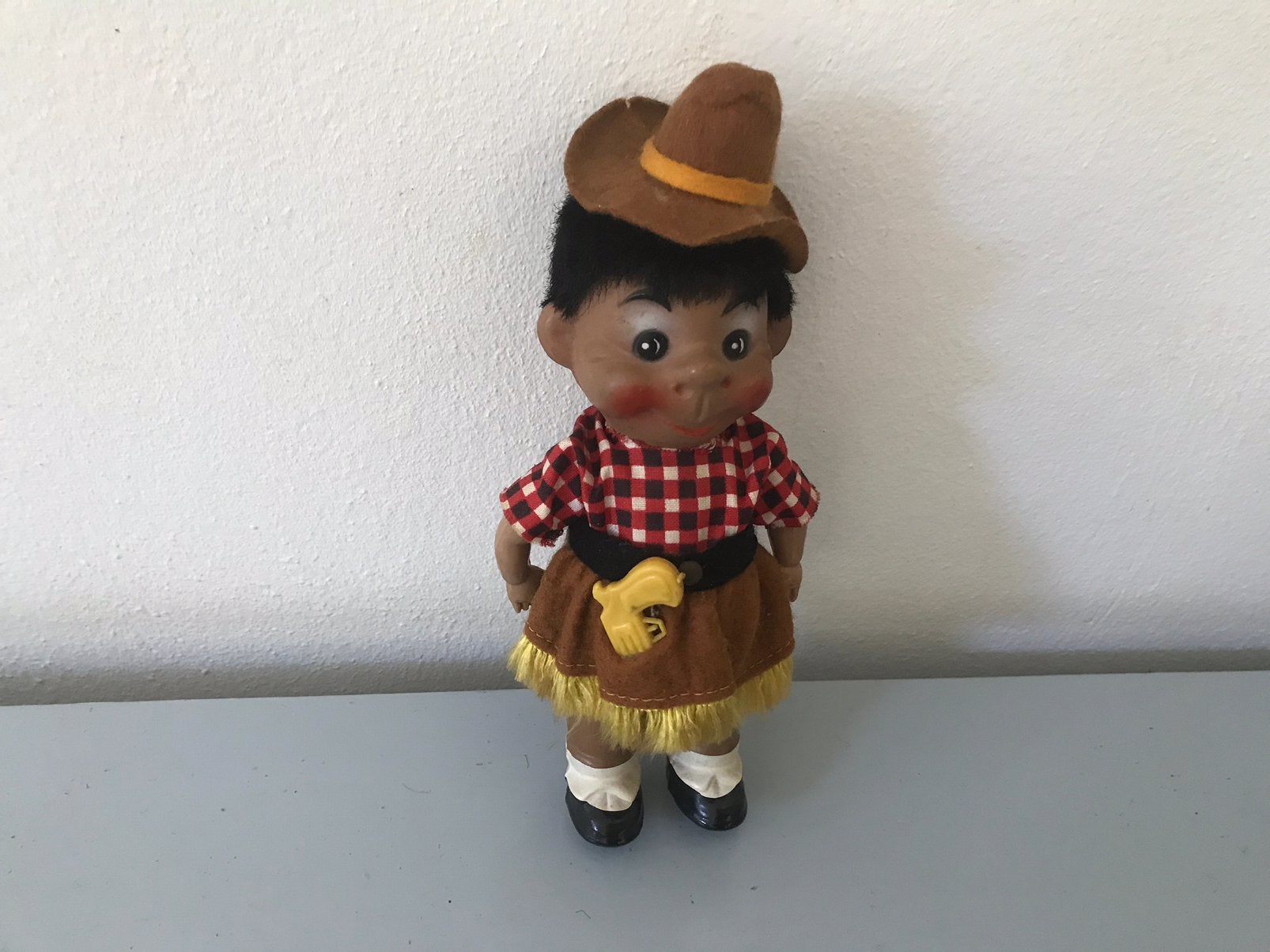 Vintage mecki,micki celluloid egelpop, Ophalen of Verzenden, Zo goed als nieuw