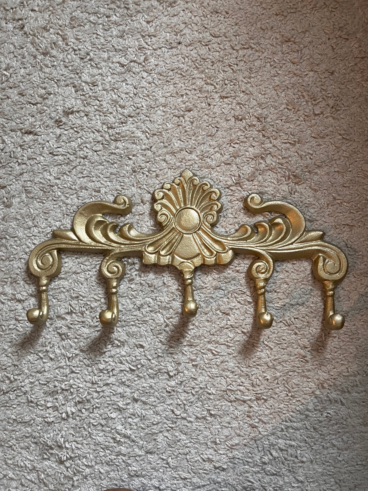 Gouden kapstok voor aan de muur, Huis en Inrichting, Woonaccessoires | Kapstokken, Wandkapstok, Overige materialen, Ophalen of Verzenden