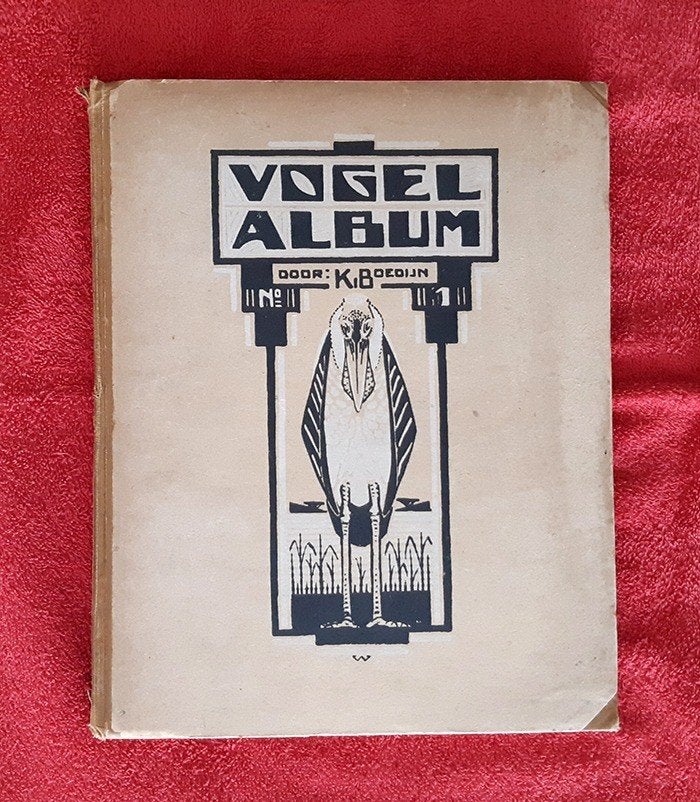 Vogelalbum no. 1, K. Boedijn. 1923., Ophalen of Verzenden, K. Boedijn
