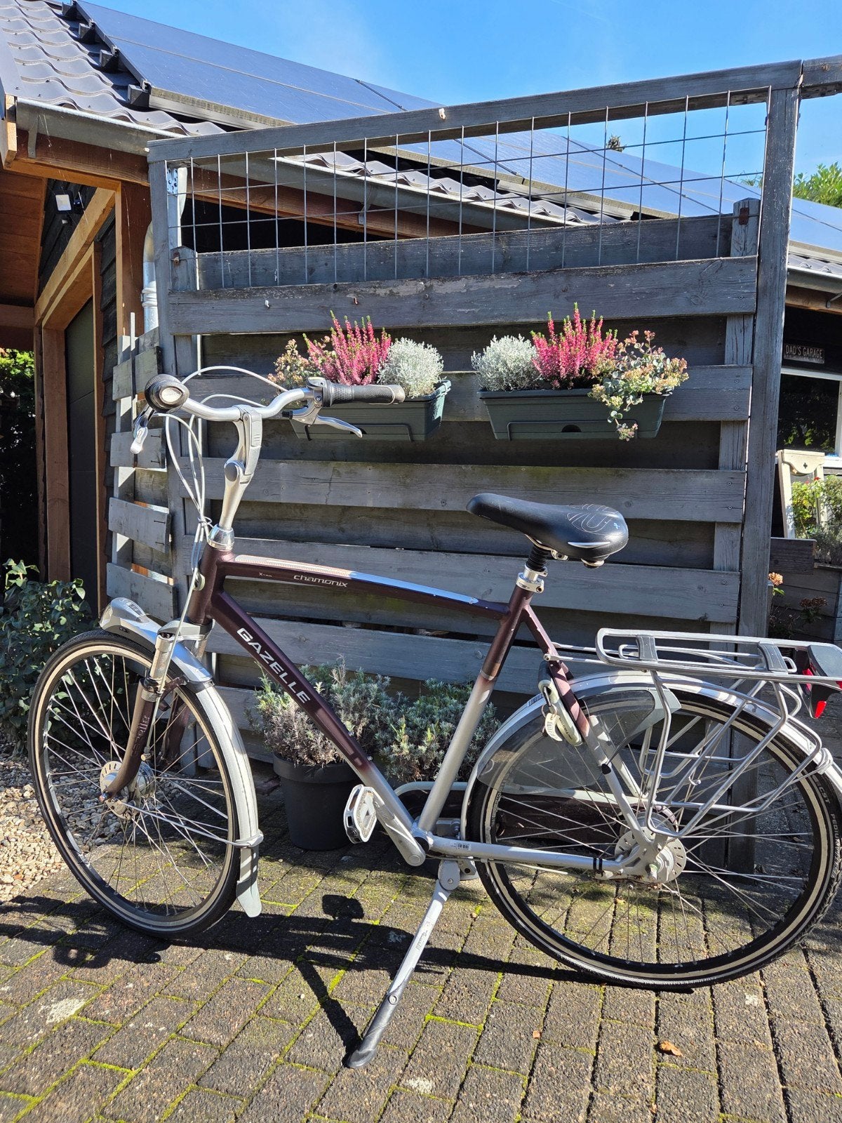 Gazelle Chamonix Herenfiets 8 versnellingen 28 inch, Ophalen, Gebruikt, Versnellingen, 57 tot 61 cm