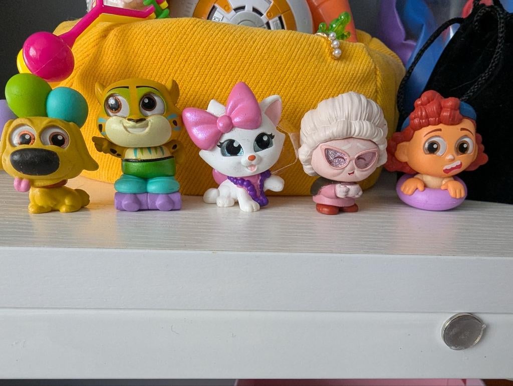 Disney Doorables Pixar poppetjes - Set van 5, Ophalen of Verzenden, Gebruikt