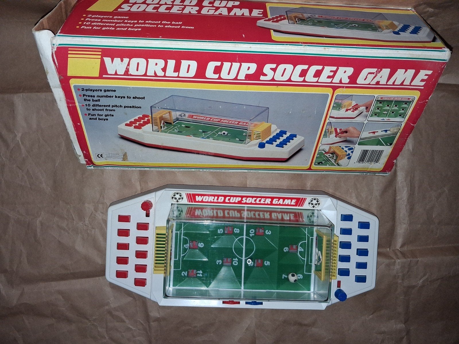 Vintage World Cup Soccer Game - Tafelvoetbalspel, Gebruikt, Verzenden, Jongen of Meisje, Onbekend