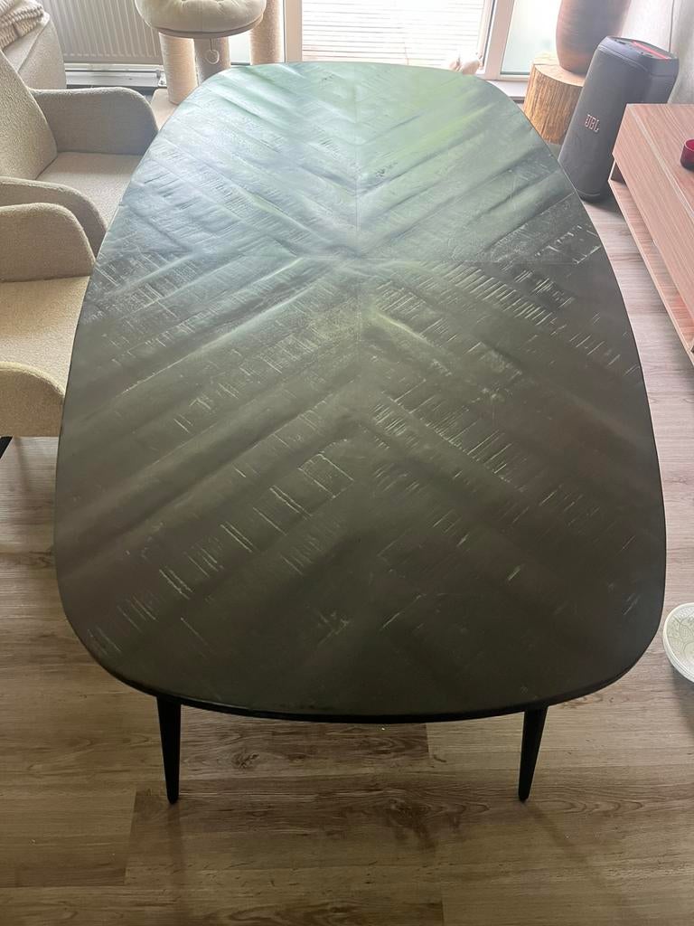 Deens ovalen eettafel ‘Naomi’ Sohome, Ophalen, Overige materialen, Gebruikt, 50 tot 100 cm