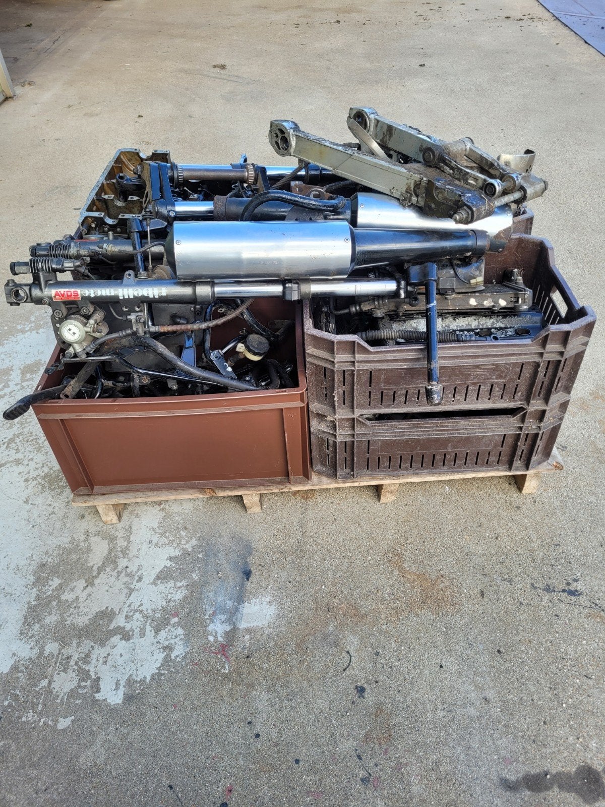 Grote partij Kawasaki GPZ 1000RX / GPZ900 onderdelen, Motoren, Ophalen of Verzenden, Gebruikt