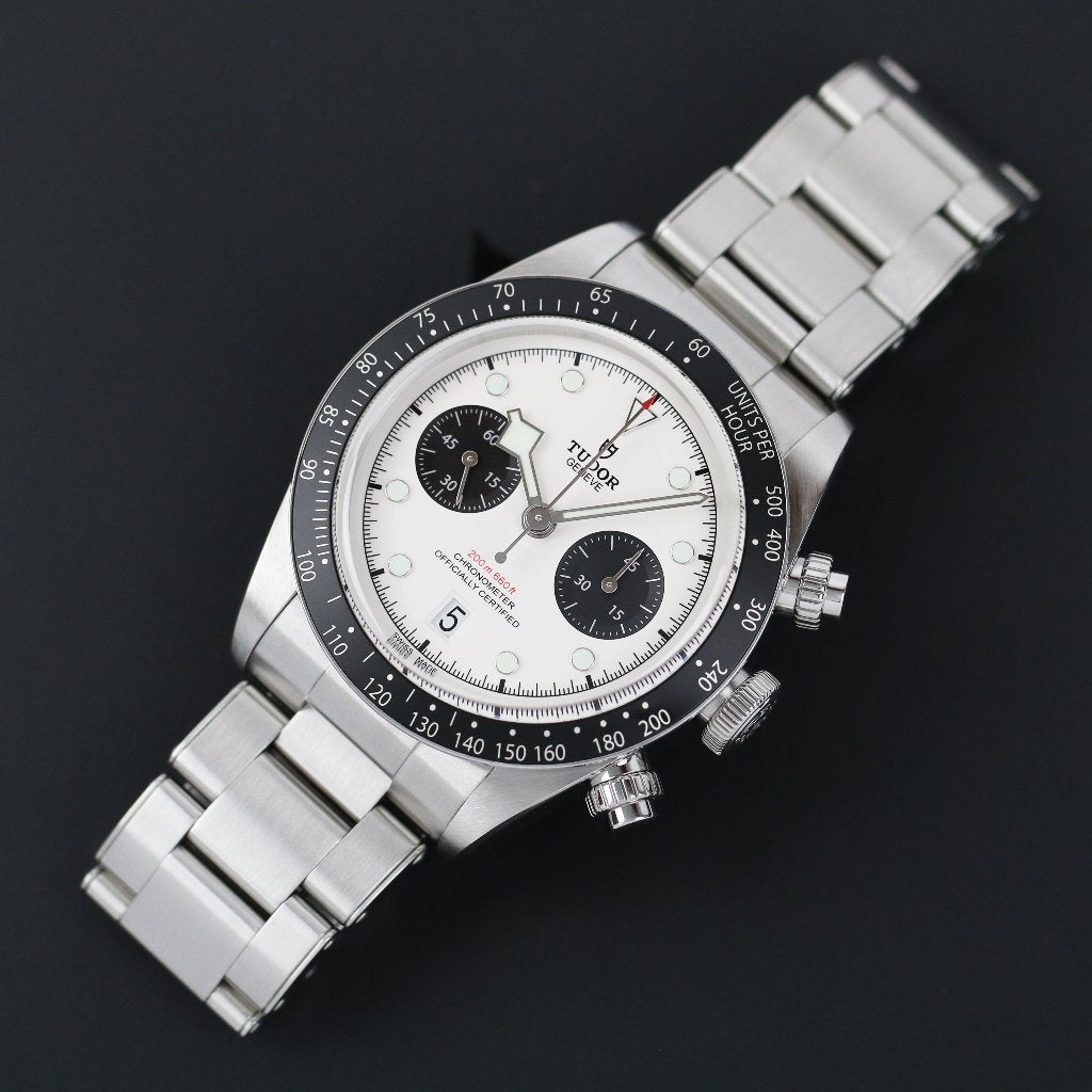 Tudor Black Bay Chronograph 41 (Zeer goed/ 2022), Overige merken, Staal, Staal, Polshorloge