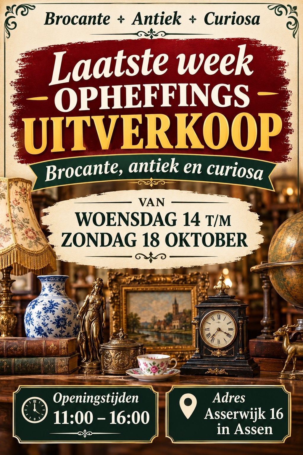 Stoelen, glas, servies, curiosa, oude schoolspullen etc, Antiek en Kunst, Ophalen