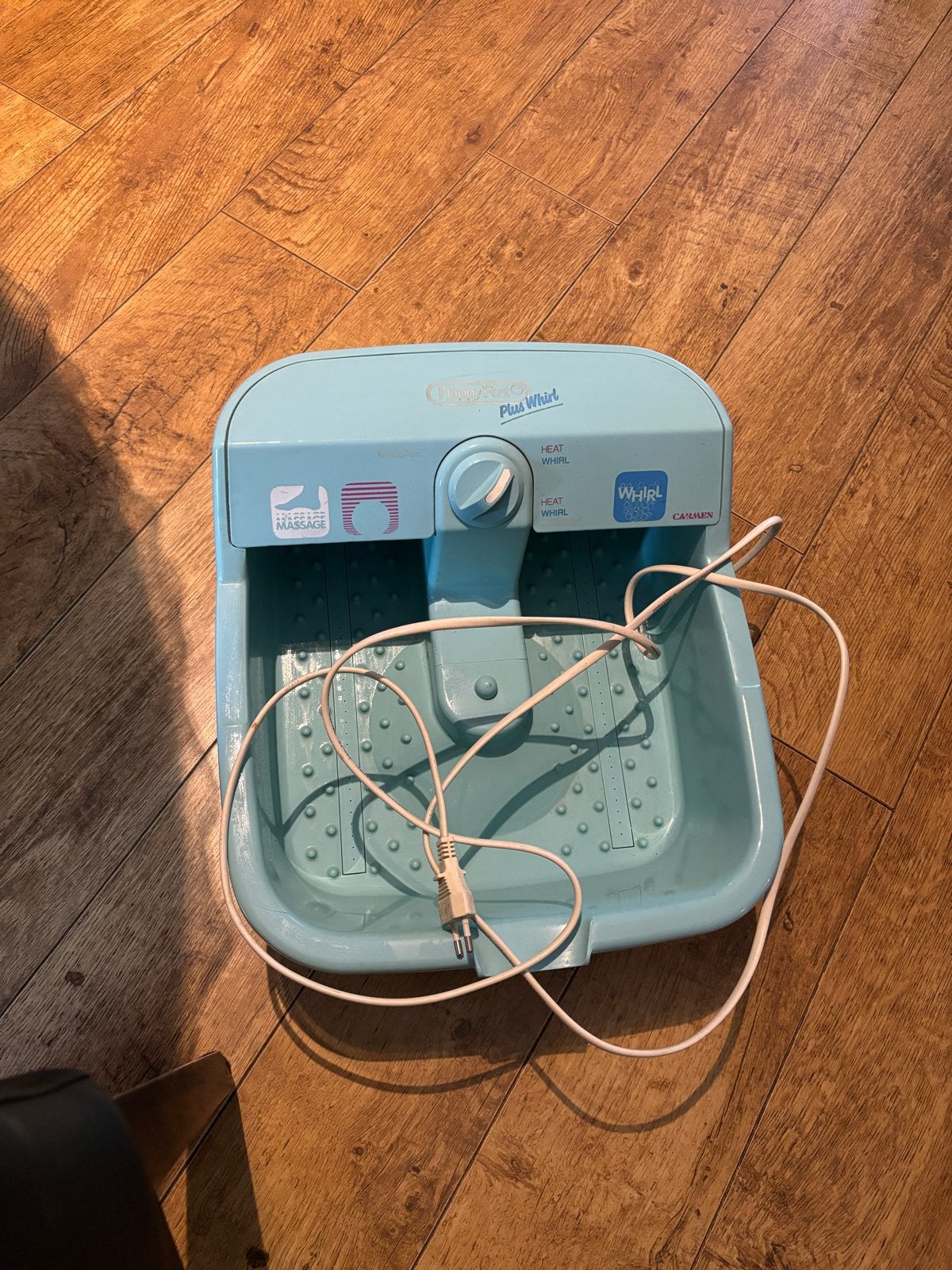 Carmen Plus Whirl Voetenbad met Warmte en Massage, Ophalen, Gebruikt, Hand- en Voetverzorging