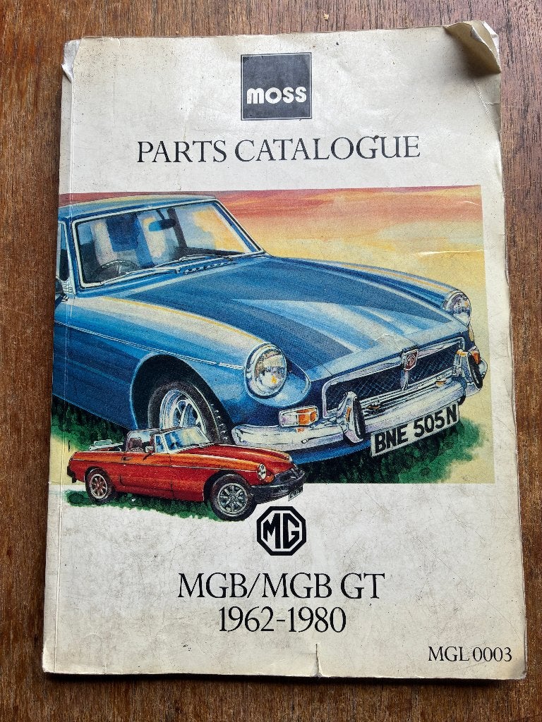MGB MG B Parts onderdelen Catalogus, Ophalen of Verzenden