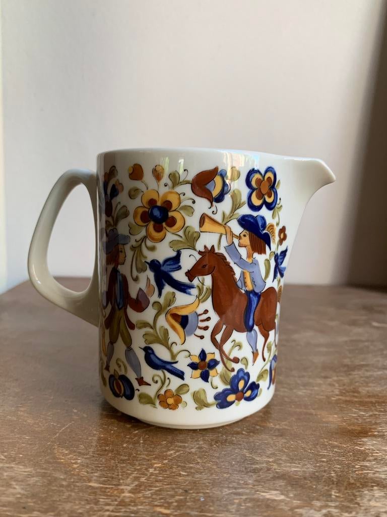 Vintage Villeroy & Boch Roomkan ‘ Troubadour’.Als nieuw!, Ophalen of Verzenden