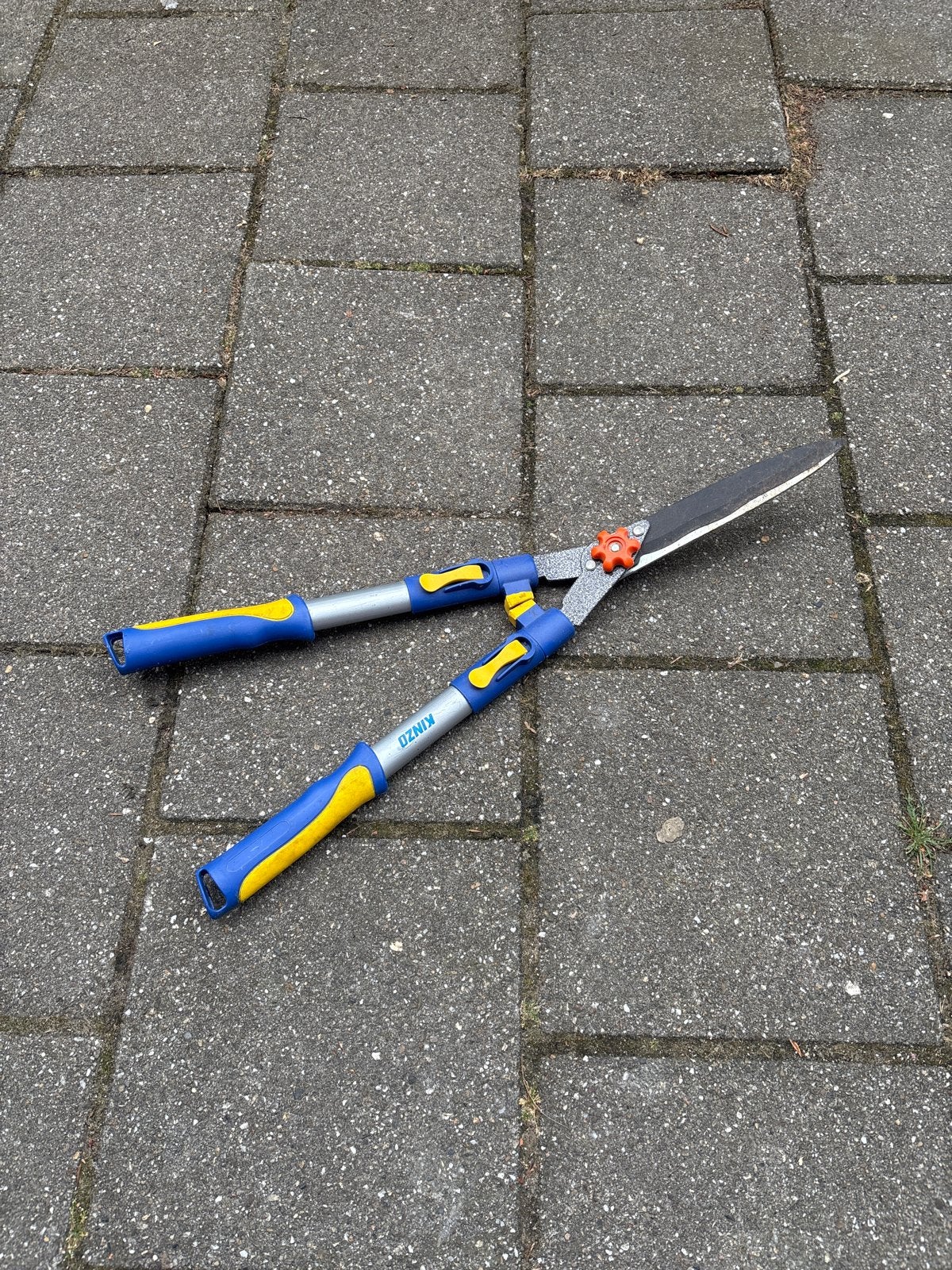KWB Telescopische Heggenschaar - Nette Staat, Tuin en Terras, Heggenscharen, Ophalen of Verzenden, Gebruikt, Handmatig