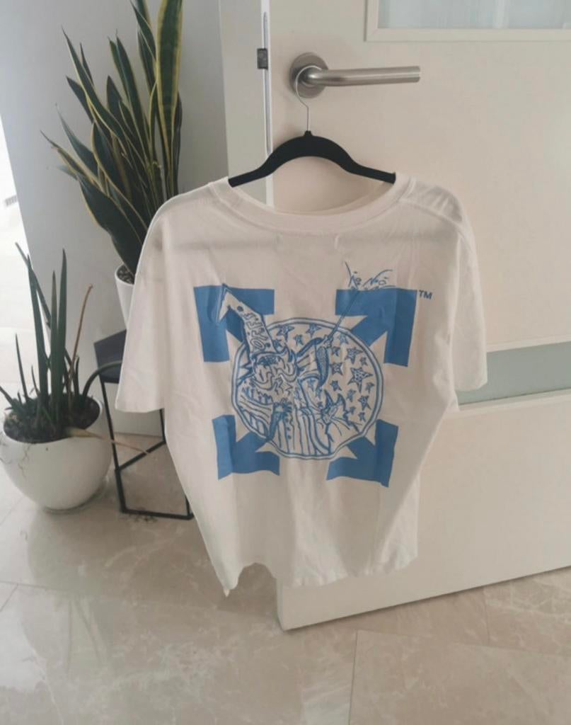 Off-White Military Edition White Tee, Ophalen of Verzenden, Zo goed als nieuw, Maat 46 (S) of kleiner, Wit