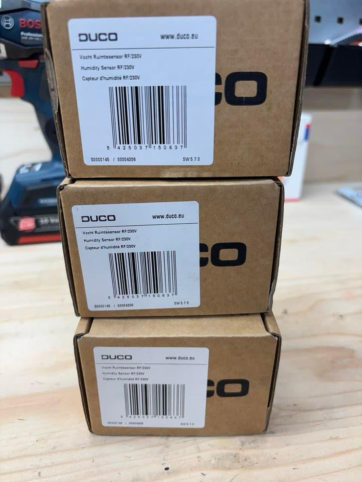Duco Vocht Ruimtesensor RF/230V, Ophalen of Verzenden, Nieuw, Ventilator