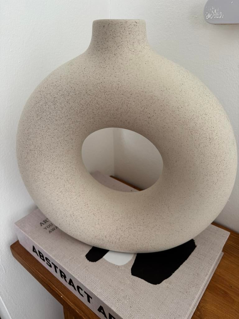 H&M home vaas, Huis en Inrichting, Woonaccessoires | Vazen, Ophalen, Gebruikt, Overige kleuren, Glas